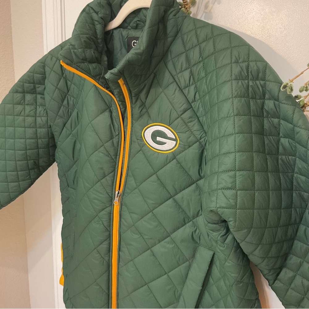 NFL GIII 4-Her Packers Quilted Jacket Size L, NWT - Picture 5 of 7